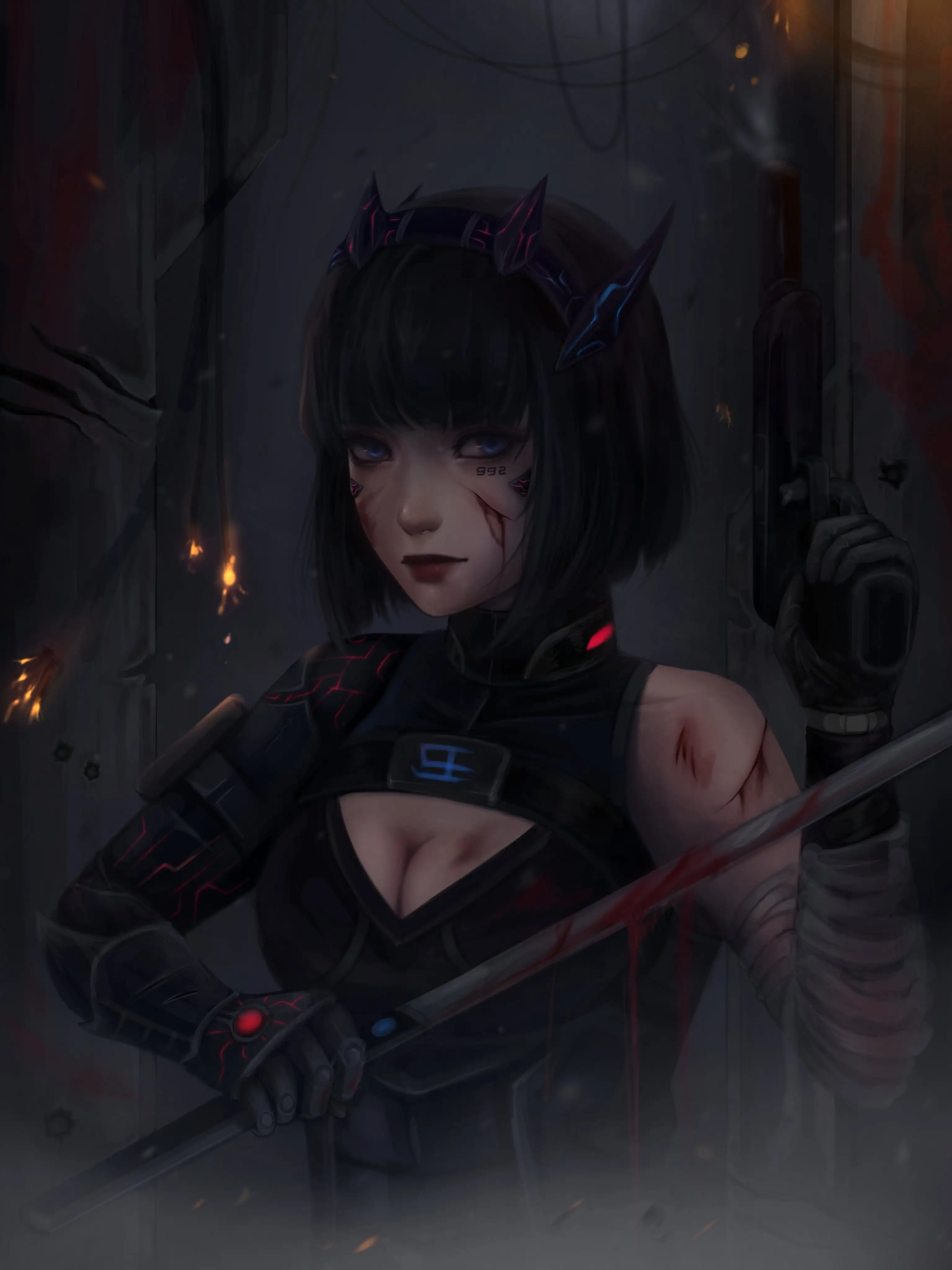 Semi-Realism Portrait Sample